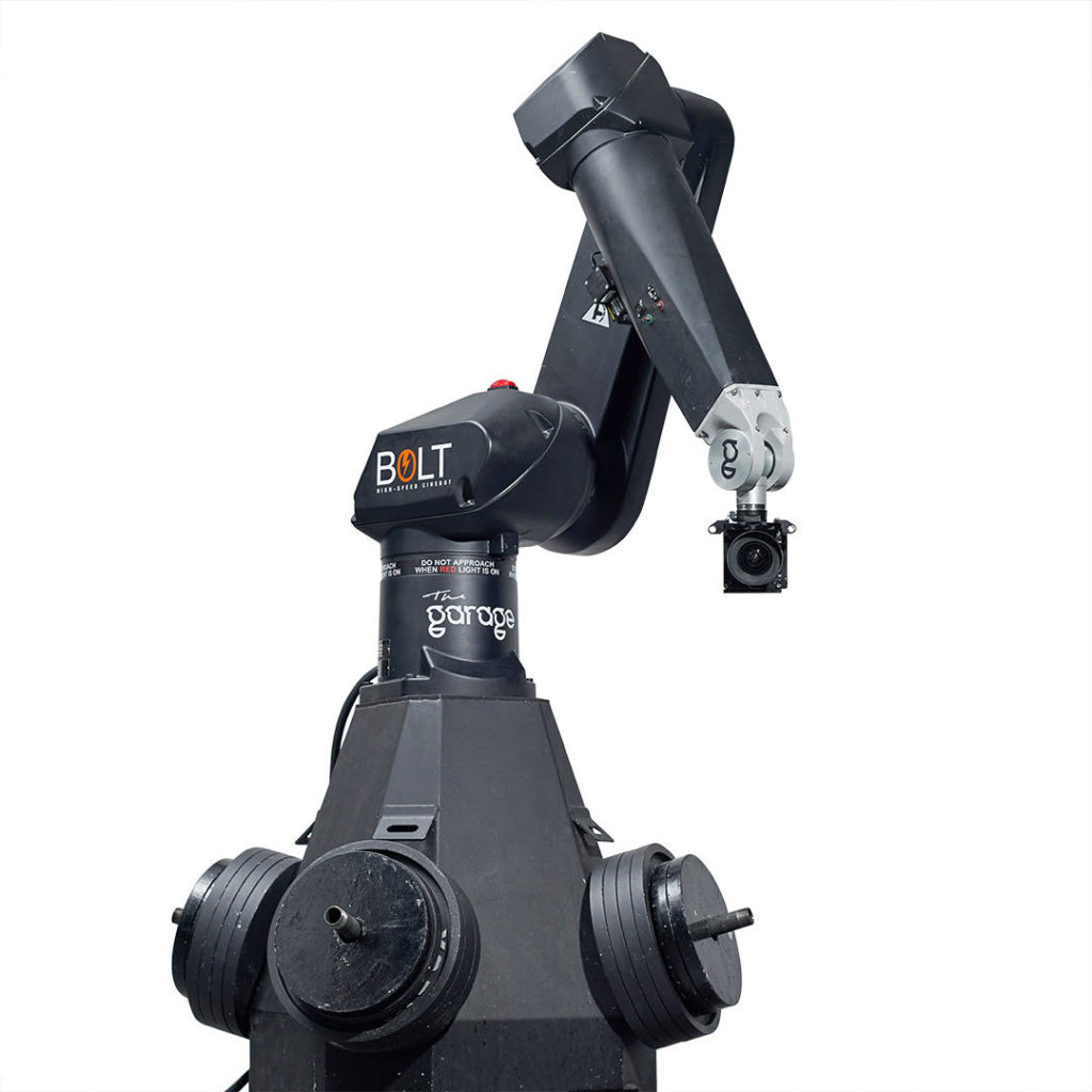 Bolt on Pedestal Robotic Motion Control Rig with White Background