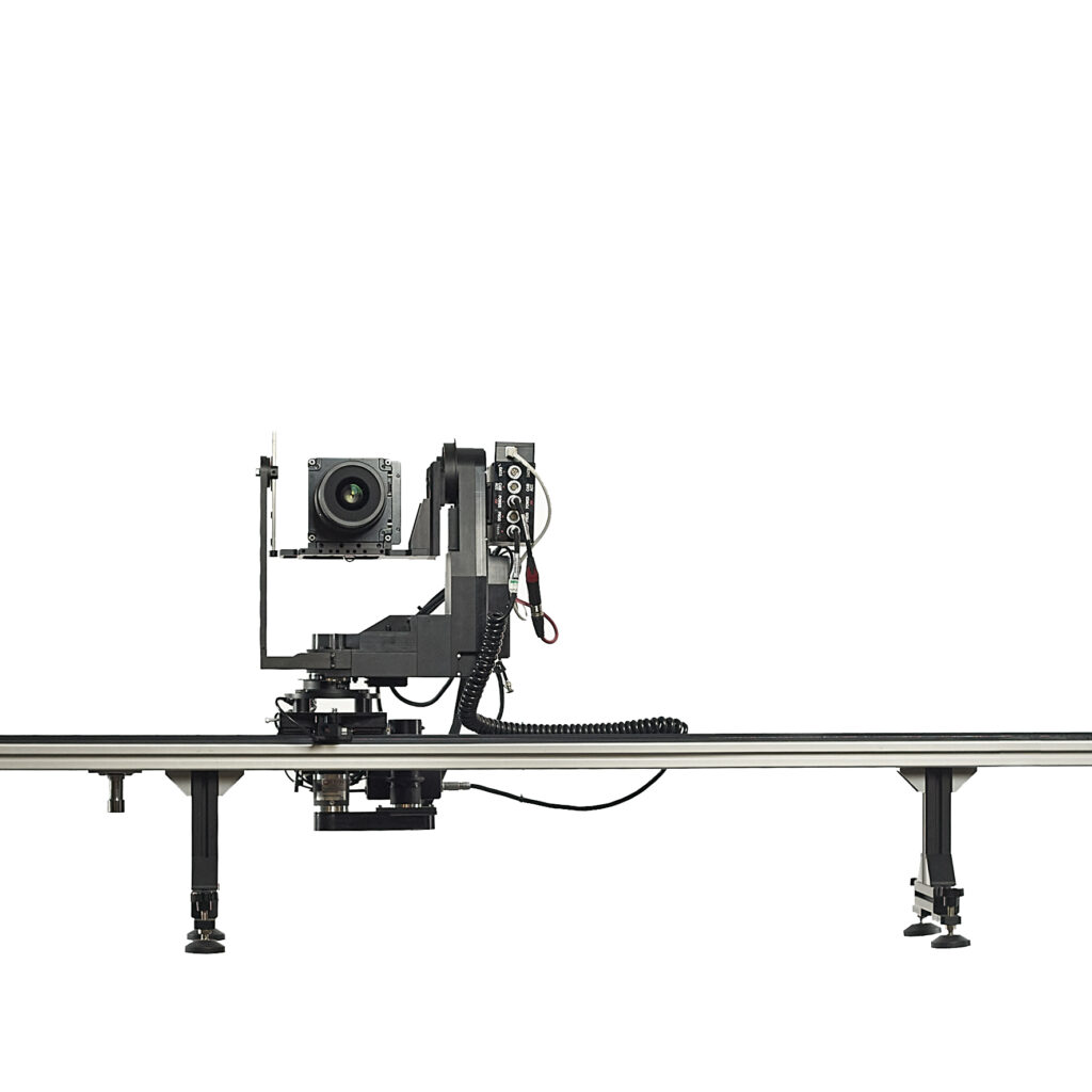 Motorized Video Slider with White Background